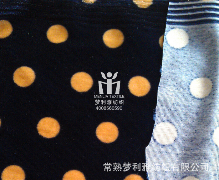 常熟夢利雅紡織 經(jīng)編氨綸不倒絨6