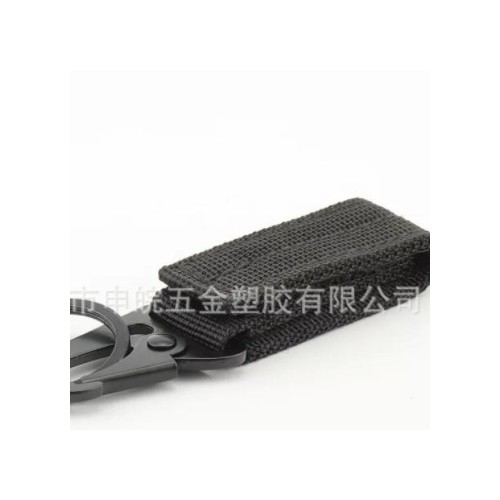 廠家直銷彩色五金箱包戶外用品多功能登山扣 織帶鉤 鋅合金鷹嘴扣
