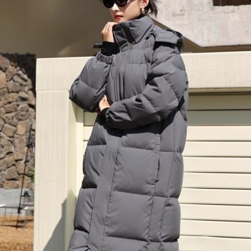 亮世秋羽絨服男女中長款過膝加厚冬季2024年新款情侶寬松爆中戲